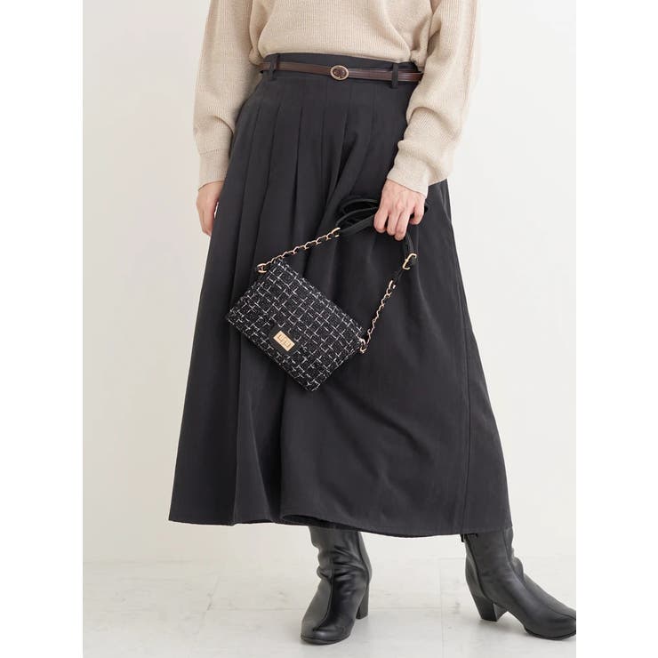 ベルト付きピーチ起毛タックワイドパンツ | Re-J＆SUPURE | 詳細画像43 