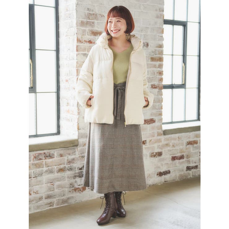 ウエストリボンフレアスカート（無地・チェック柄） | Re-J＆SUPURE | 詳細画像11 