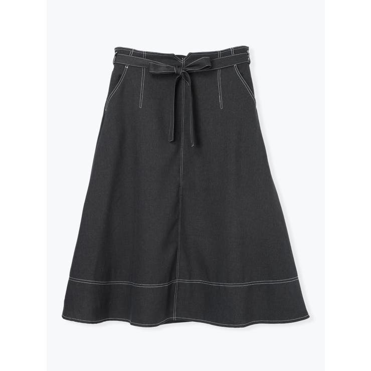 ウエストリボンフレアスカート（無地・チェック柄） | Re-J＆SUPURE | 詳細画像34 