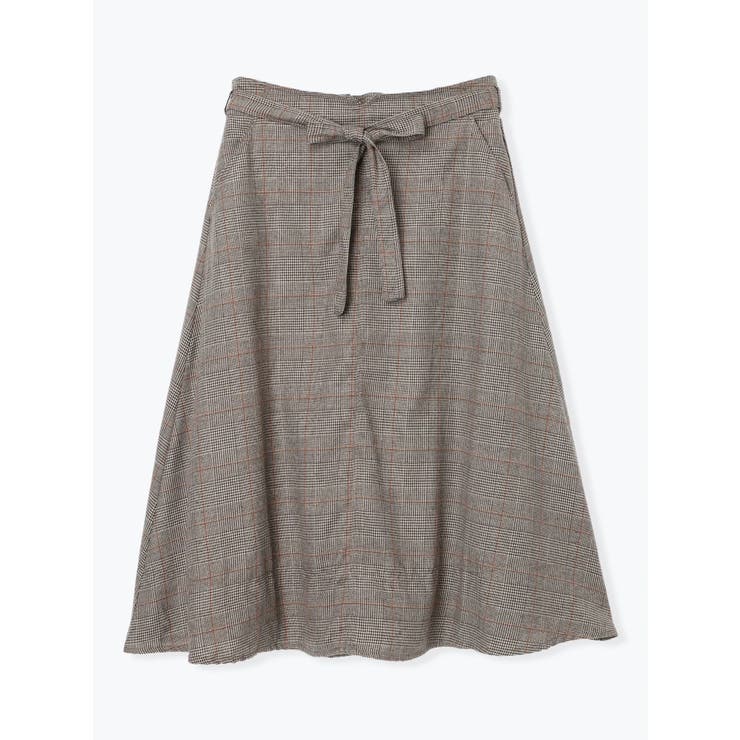 ウエストリボンフレアスカート（無地・チェック柄） | Re-J＆SUPURE | 詳細画像35 