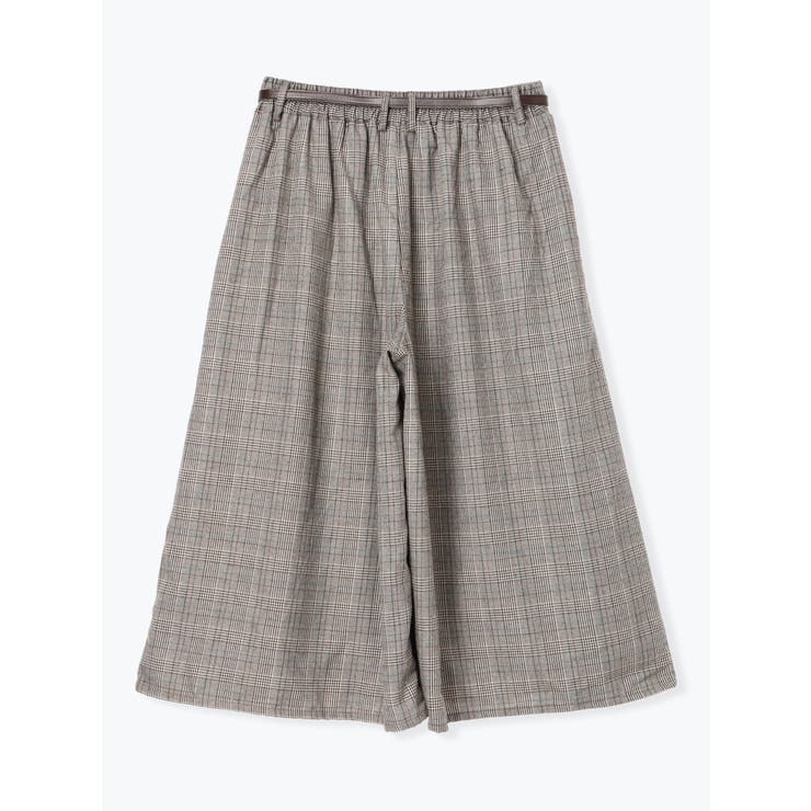 ベルト付きチェック柄タックワイドパンツ | Re-J＆SUPURE | 詳細画像29 