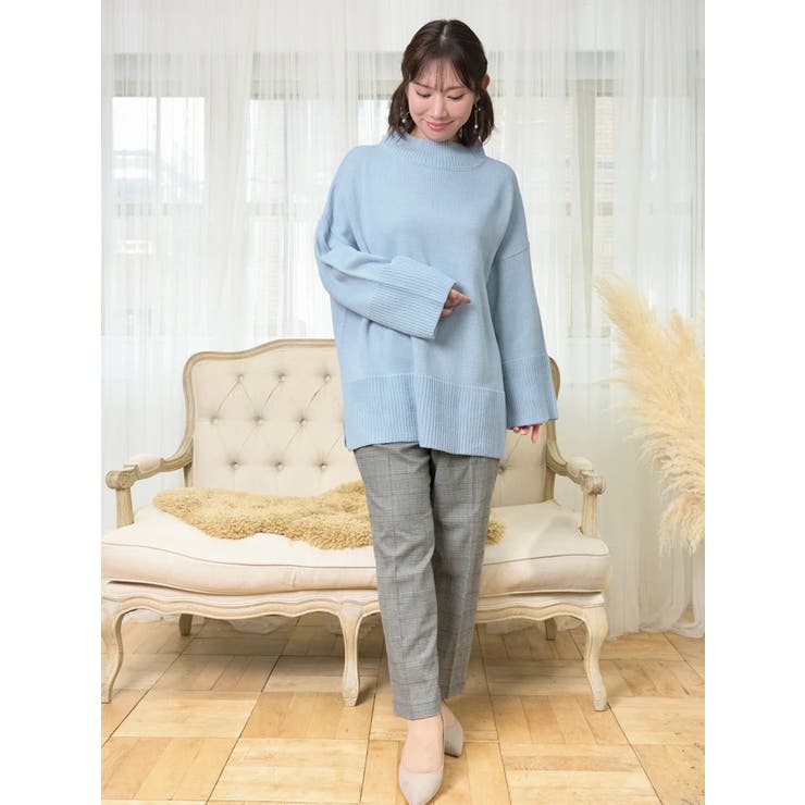 ラクケア チェック柄起毛テーパードパンツ | Re-J＆SUPURE | 詳細画像11 