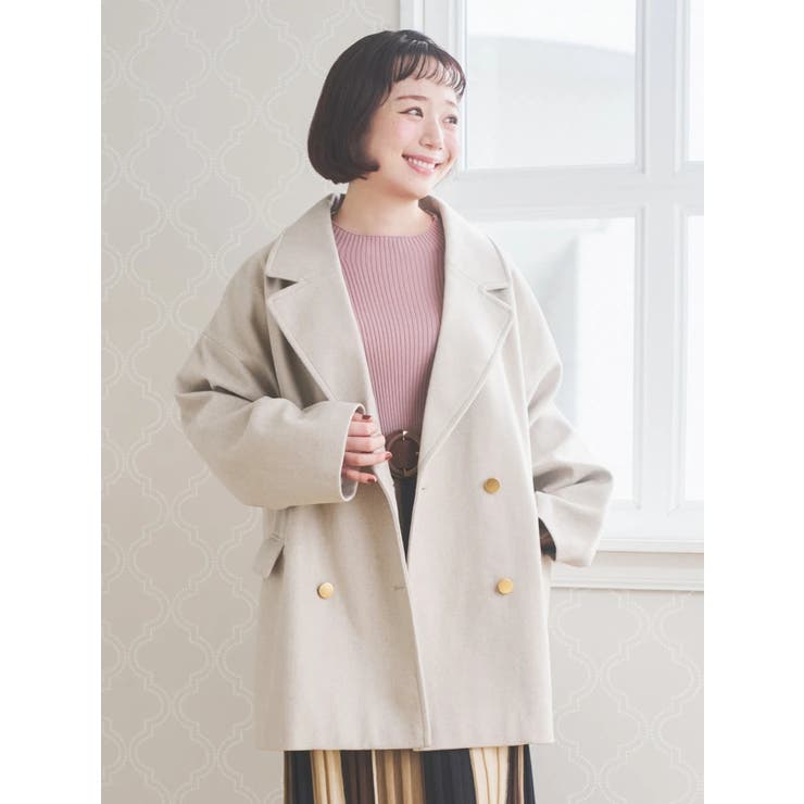 WブレストPコート | Re-J＆SUPURE | 詳細画像1 