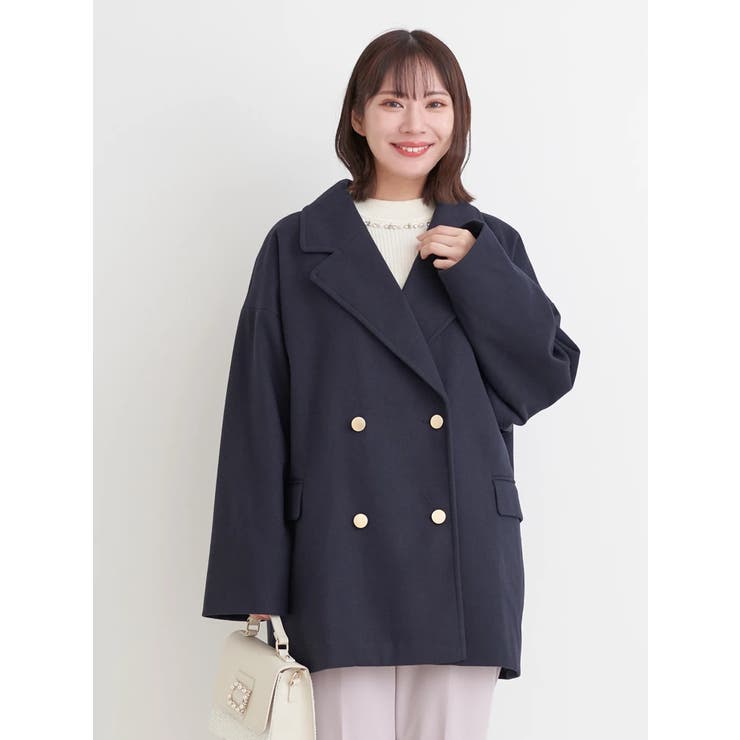 紺 | WブレストPコート | Re-J＆SUPURE