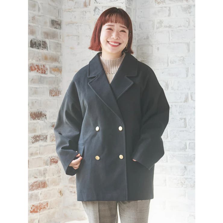 黒 | WブレストPコート | Re-J＆SUPURE