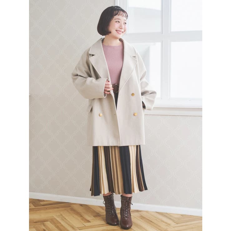 WブレストPコート | Re-J＆SUPURE | 詳細画像19 