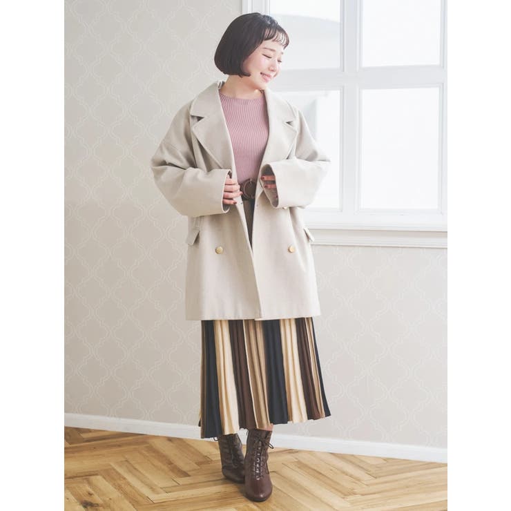 WブレストPコート | Re-J＆SUPURE | 詳細画像21 