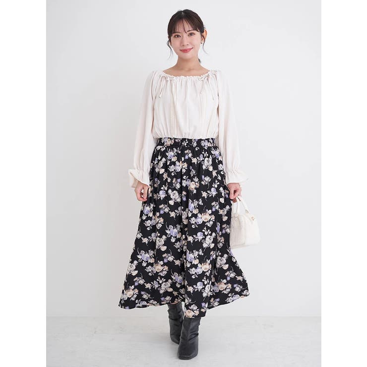 【WEB限定】花柄ドッキングワンピース | Re-J＆SUPURE | 詳細画像19 