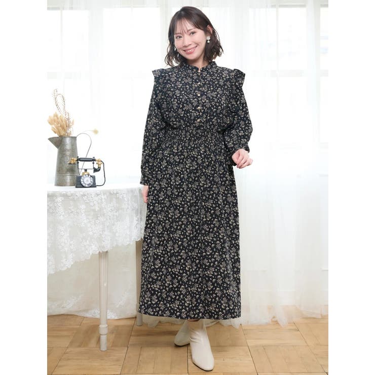 花柄フリルワンピース | Re-J＆SUPURE | 詳細画像12 