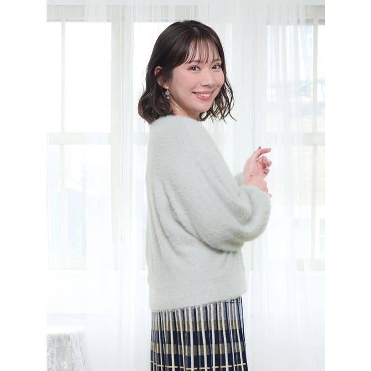 フェザーラメドルマンカーディガン | Re-J&SUPURE | 詳細画像3