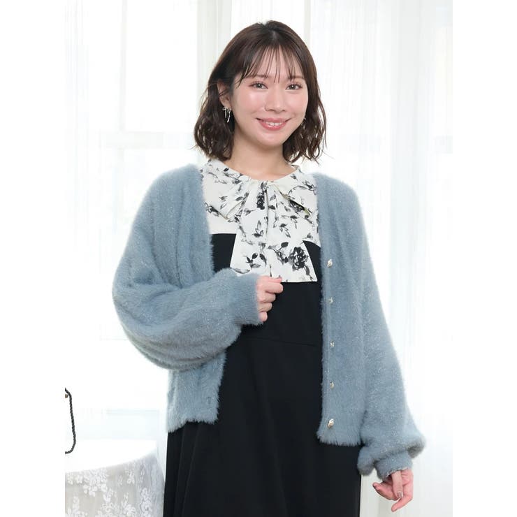 フェザーラメドルマンカーディガン | Re-J&SUPURE | 詳細画像10