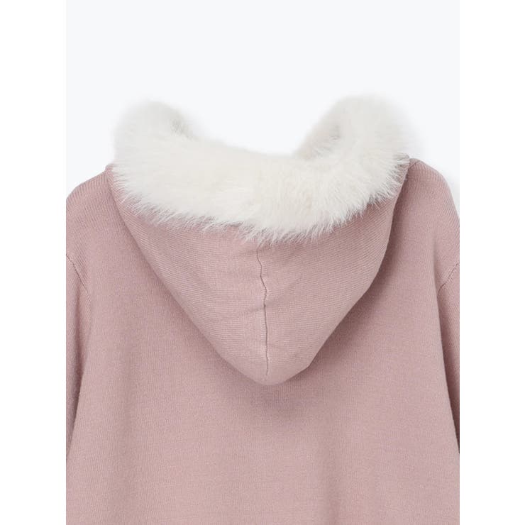 ファーフードニットZIPパーカー | Re-J＆SUPURE | 詳細画像34 