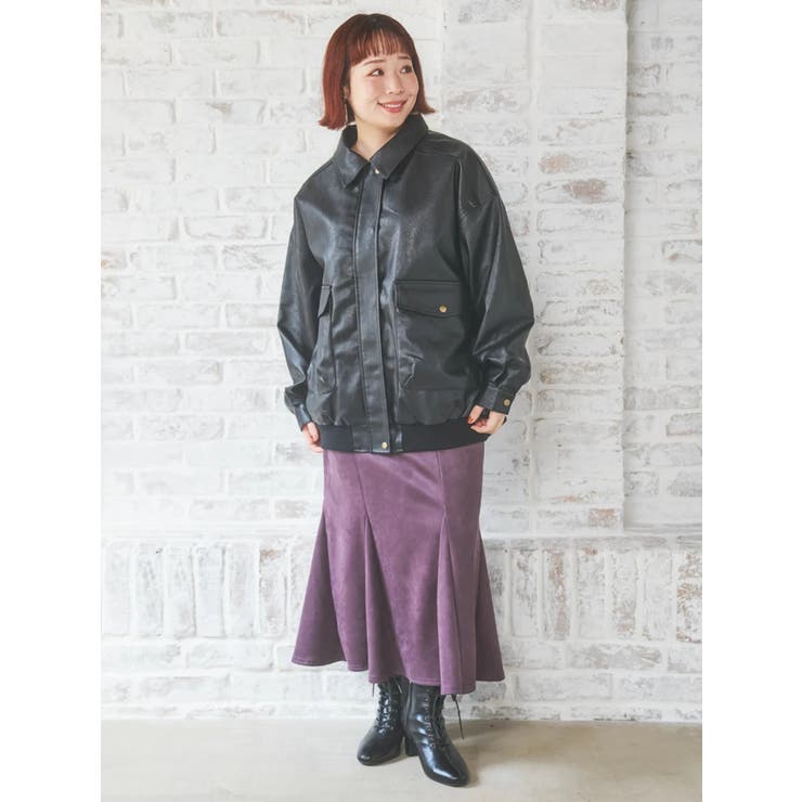 フェイクレザーBIGジャケット | Re-J＆SUPURE | 詳細画像9 