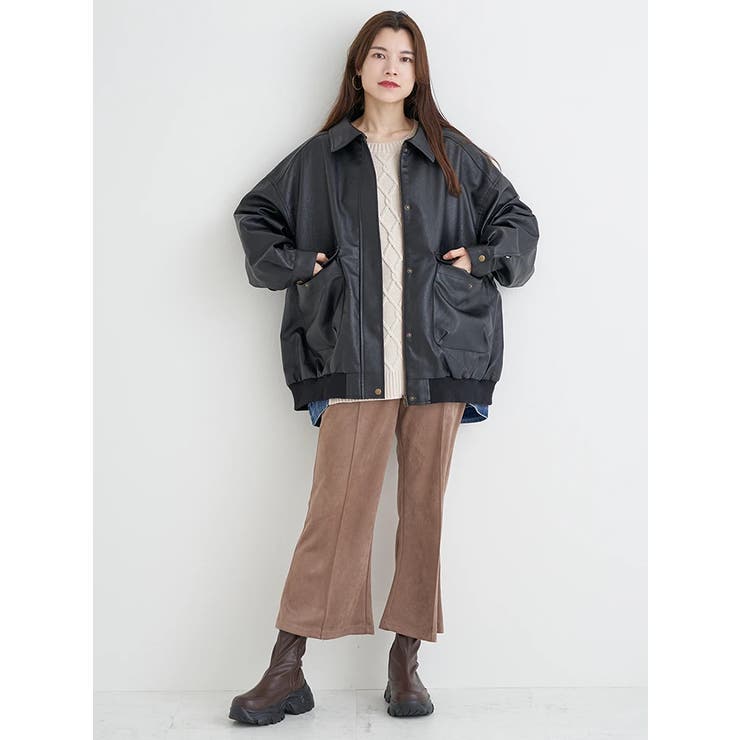 フェイクレザーBIGジャケット | Re-J＆SUPURE | 詳細画像23 