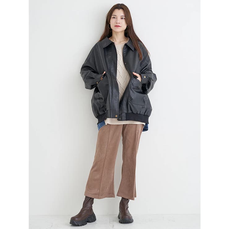 フェイクレザーBIGジャケット | Re-J＆SUPURE | 詳細画像25 