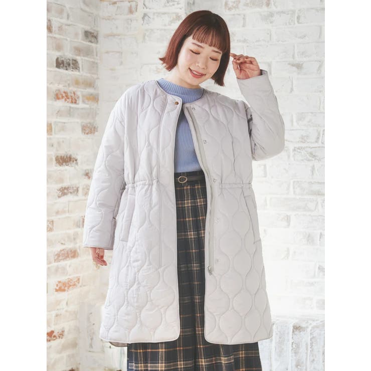 ひょうたんステッチキルトロングコート | Re-J＆SUPURE | 詳細画像2 