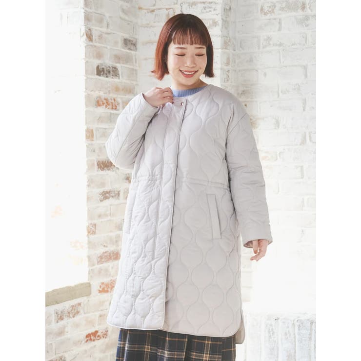 ひょうたんステッチキルトロングコート | Re-J＆SUPURE | 詳細画像4 