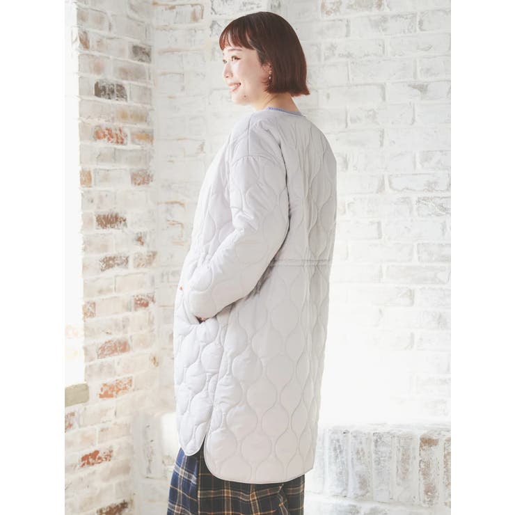 ひょうたんステッチキルトロングコート | Re-J＆SUPURE | 詳細画像5 