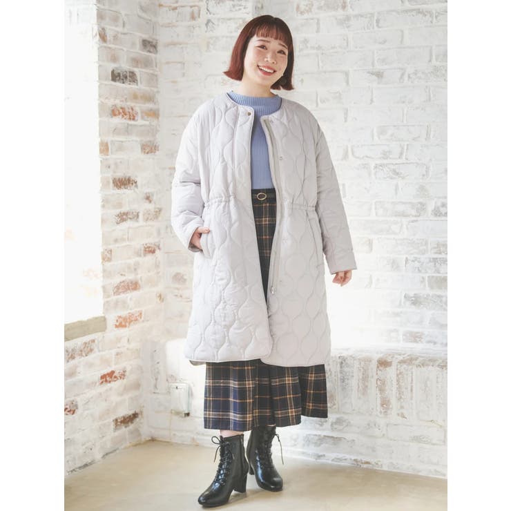 ひょうたんステッチキルトロングコート | Re-J＆SUPURE | 詳細画像7 