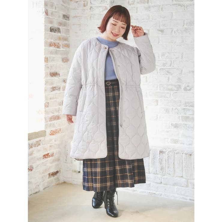 ひょうたんステッチキルトロングコート | Re-J＆SUPURE | 詳細画像8 