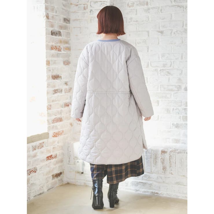 ひょうたんステッチキルトロングコート | Re-J＆SUPURE | 詳細画像13 