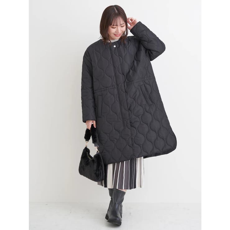 ひょうたんステッチキルトロングコート | Re-J＆SUPURE | 詳細画像19 