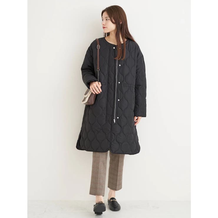 ひょうたんステッチキルトロングコート | Re-J＆SUPURE | 詳細画像23 