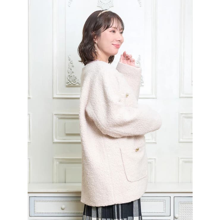 プードルノーカラーコート | Re-J＆SUPURE | 詳細画像15 