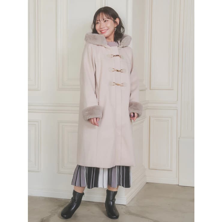 ビット付きフェイクファーロングコート | Re-J＆SUPURE | 詳細画像23 