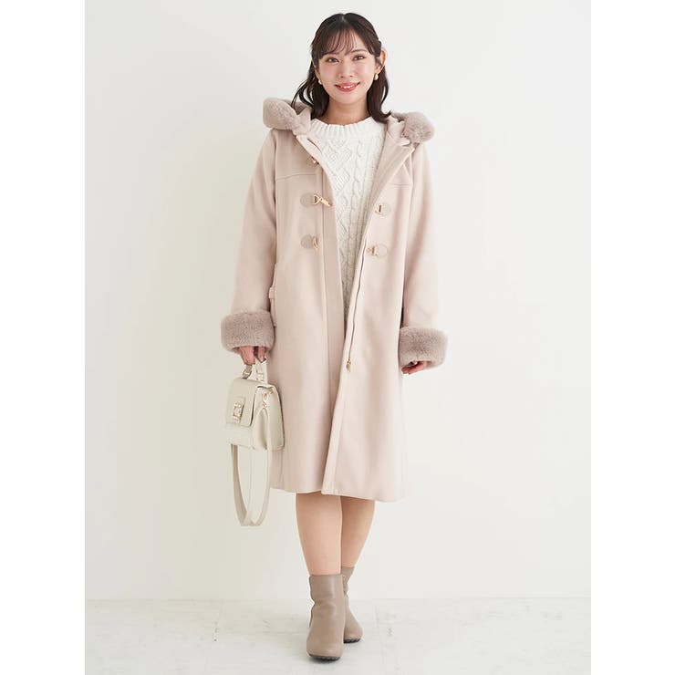 ビット付きフェイクファーロングコート | Re-J＆SUPURE | 詳細画像28 