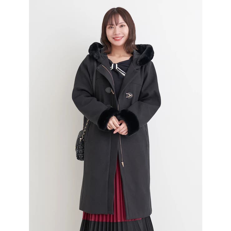 ビット付きフェイクファーロングコート | Re-J＆SUPURE | 詳細画像31 