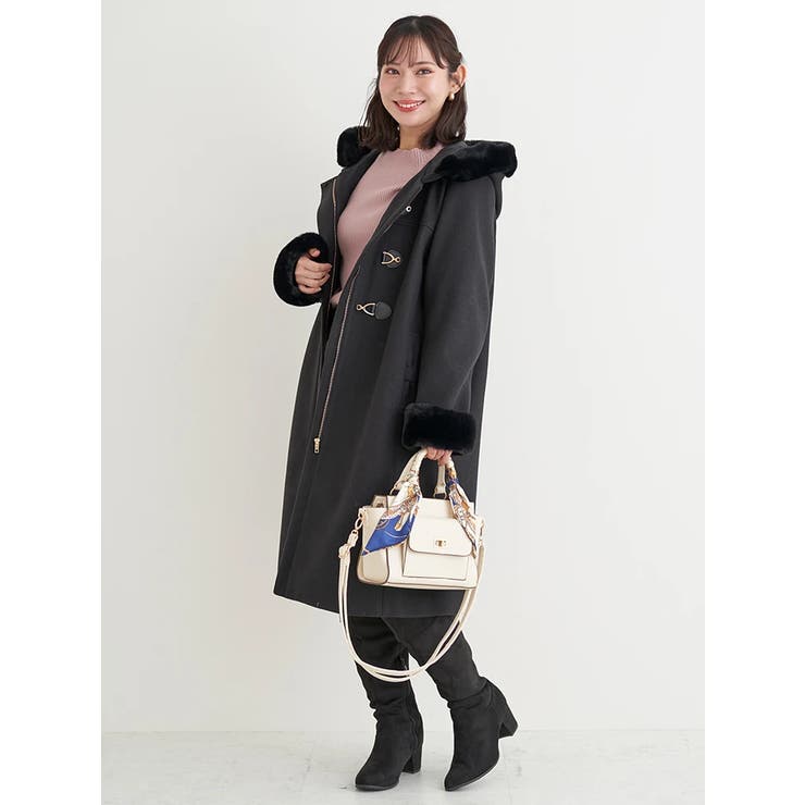 ビット付きフェイクファーロングコート | Re-J＆SUPURE | 詳細画像45 