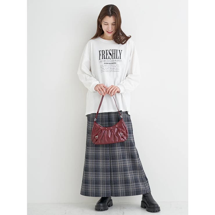 ロゴ刺繍×プリントロングTシャツ | Re-J＆SUPURE | 詳細画像13 