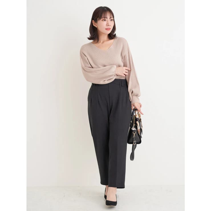 ラクケア 起毛テーパードパンツ | Re-J＆SUPURE | 詳細画像24 