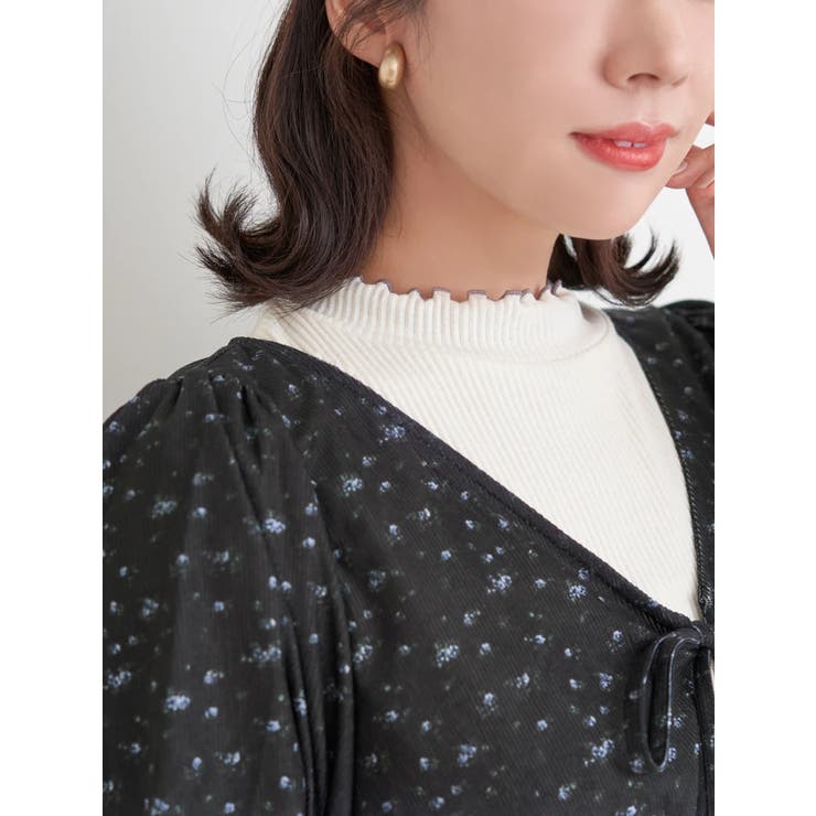 【WEB限定】花柄Wリボンカーディガン | Re-J＆SUPURE | 詳細画像11 