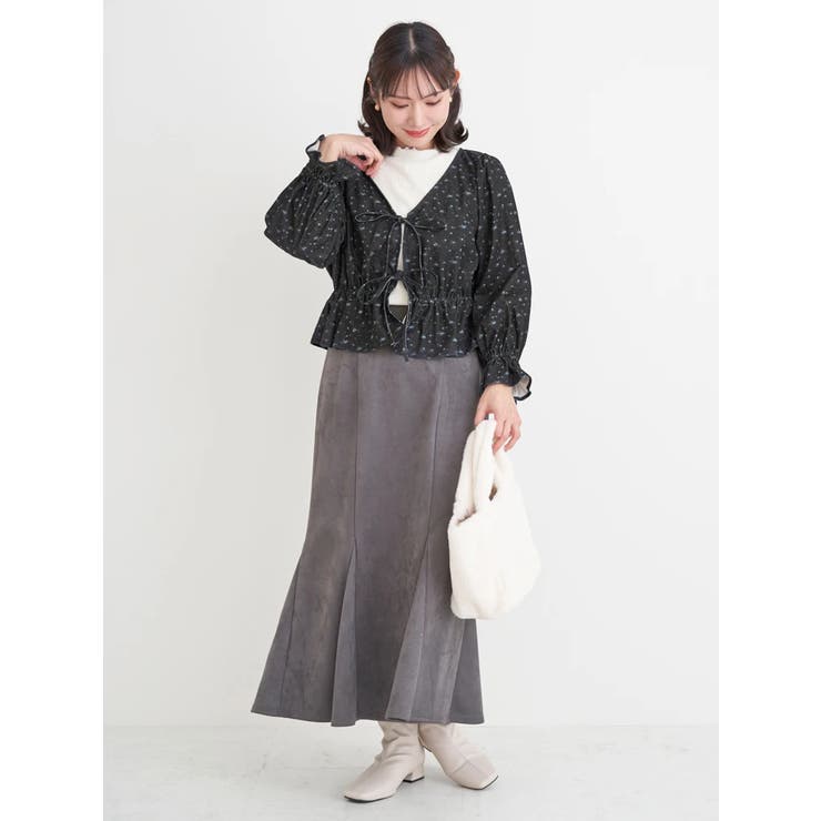 【WEB限定】花柄Wリボンカーディガン | Re-J＆SUPURE | 詳細画像12 