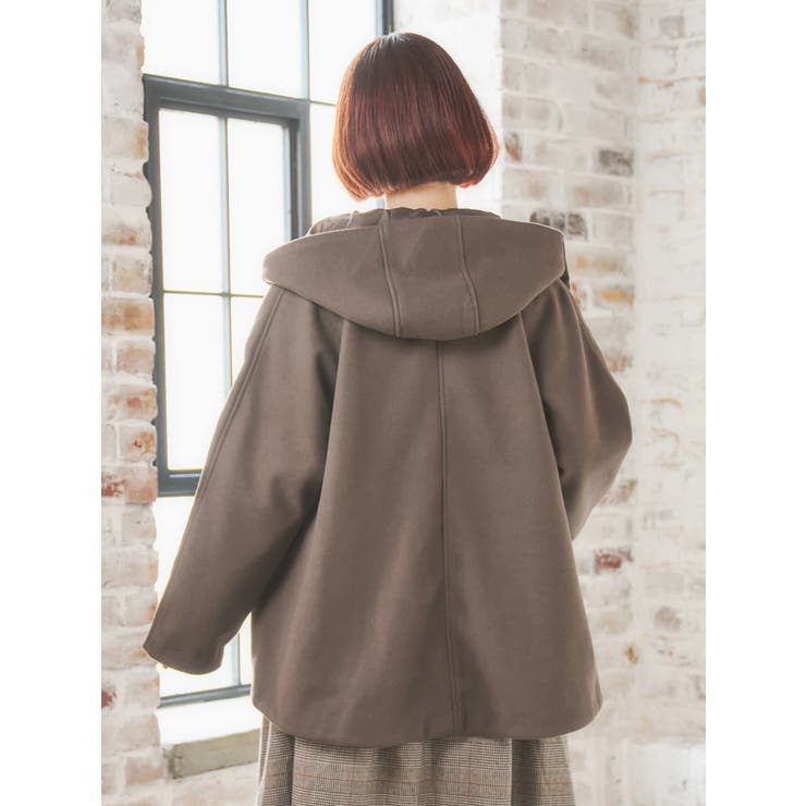 フェイクウールジップアップショートジャケット | Re-J＆SUPURE | 詳細画像6 