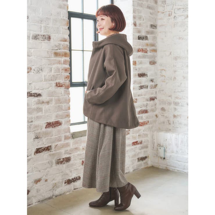 フェイクウールジップアップショートジャケット | Re-J＆SUPURE | 詳細画像12 