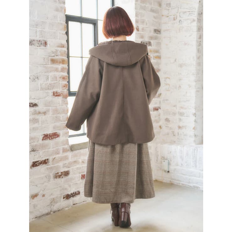 フェイクウールジップアップショートジャケット | Re-J＆SUPURE | 詳細画像13 