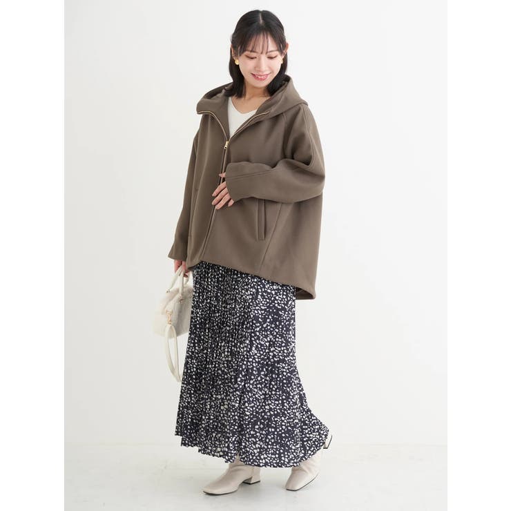 フェイクウールジップアップショートジャケット | Re-J＆SUPURE | 詳細画像15 