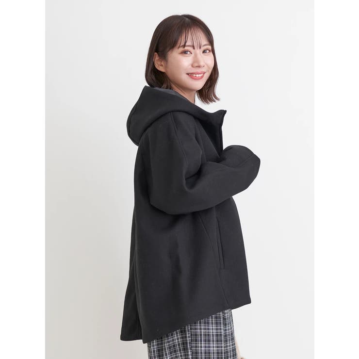 フェイクウールジップアップショートジャケット | Re-J＆SUPURE | 詳細画像18 