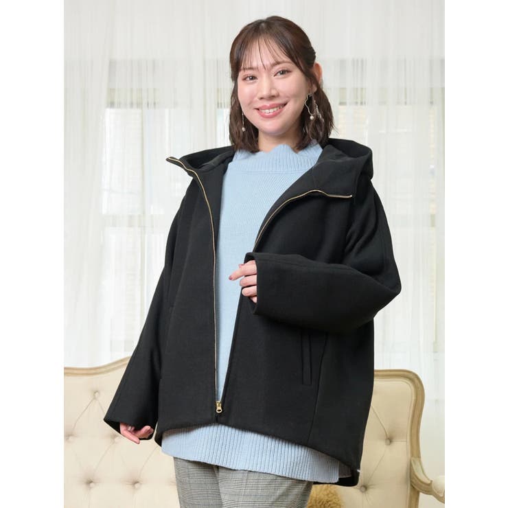 フェイクウールジップアップショートジャケット | Re-J＆SUPURE | 詳細画像25 