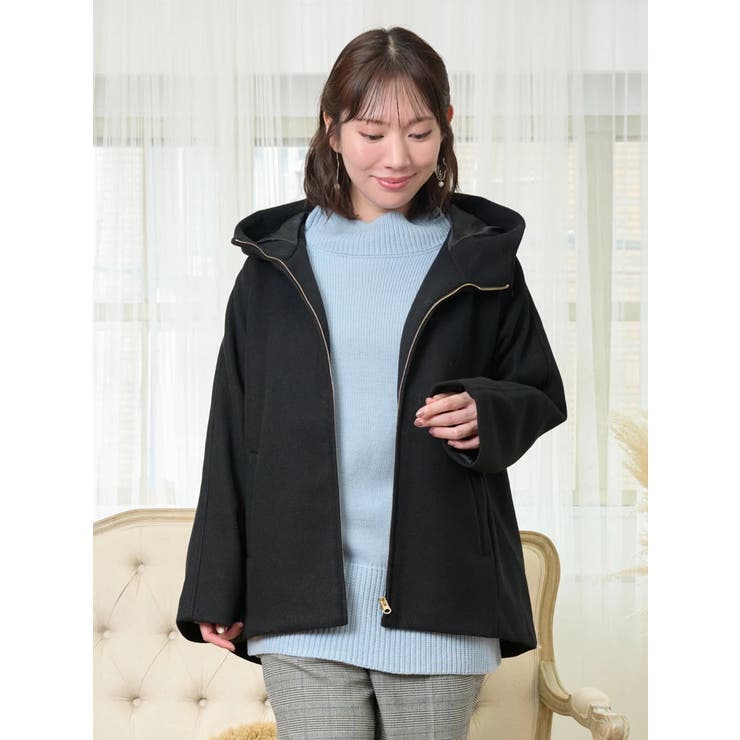 フェイクウールジップアップショートジャケット | Re-J＆SUPURE | 詳細画像27 