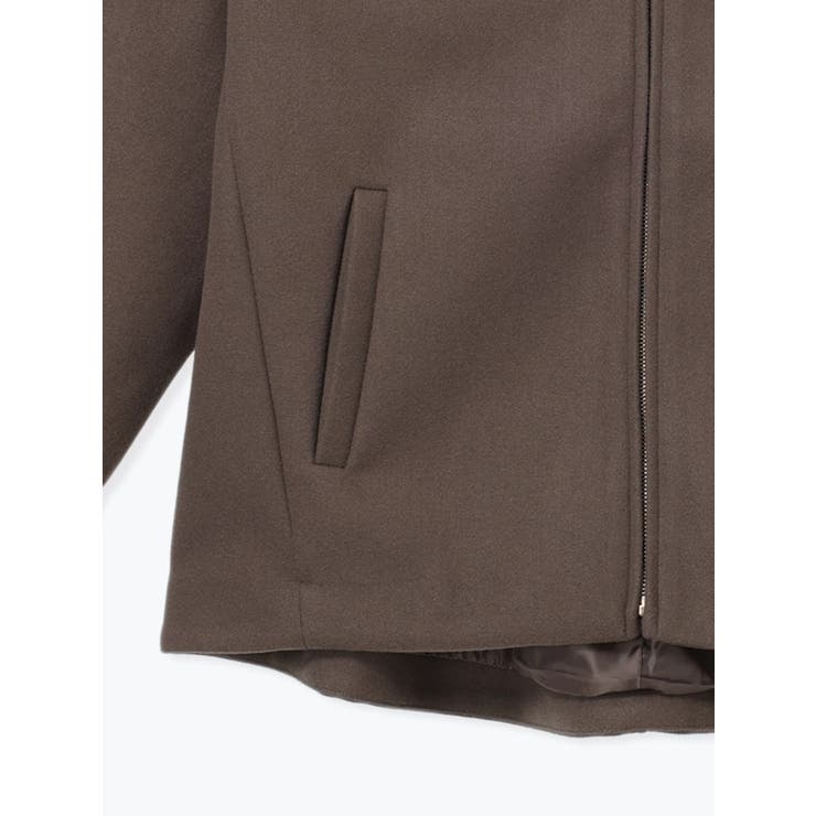 フェイクウールジップアップショートジャケット | Re-J＆SUPURE | 詳細画像36 