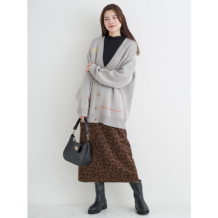 カラーロゴ刺繍カーディガン | Re-J＆SUPURE | 詳細画像11 