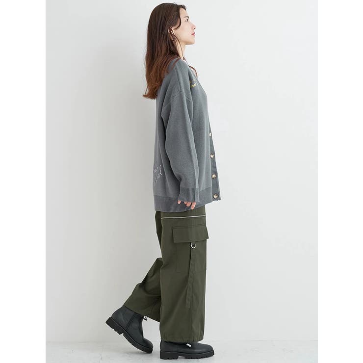 カラーロゴ刺繍カーディガン | Re-J＆SUPURE | 詳細画像20 