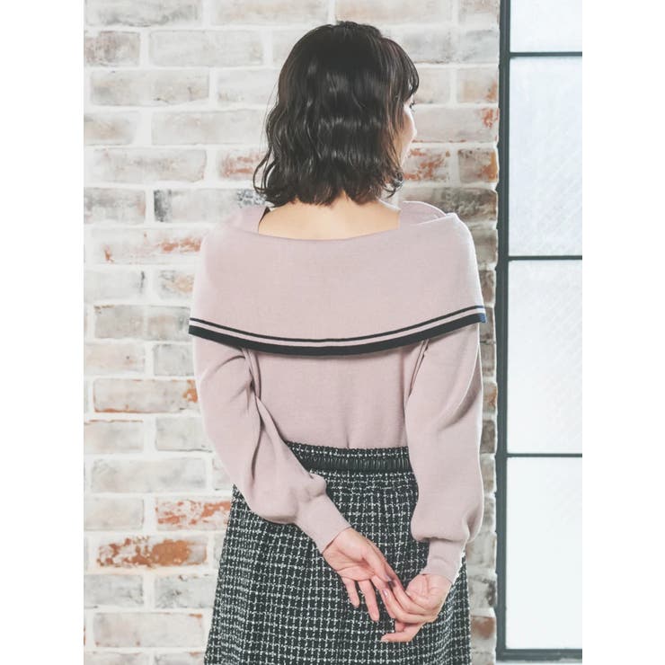 配色リボンケーププルオーバー | Re-J＆SUPURE | 詳細画像15 