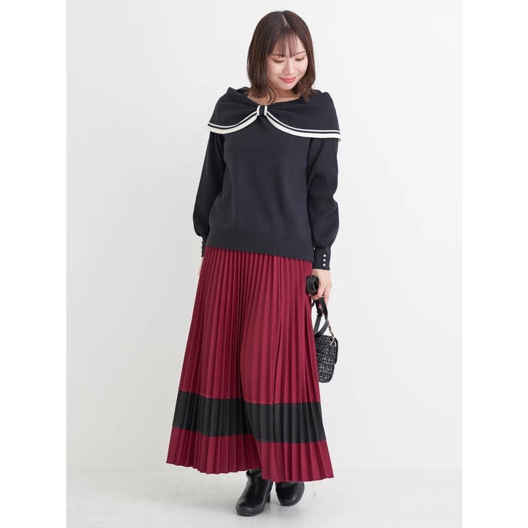 配色リボンケーププルオーバー | Re-J＆SUPURE | 詳細画像28 