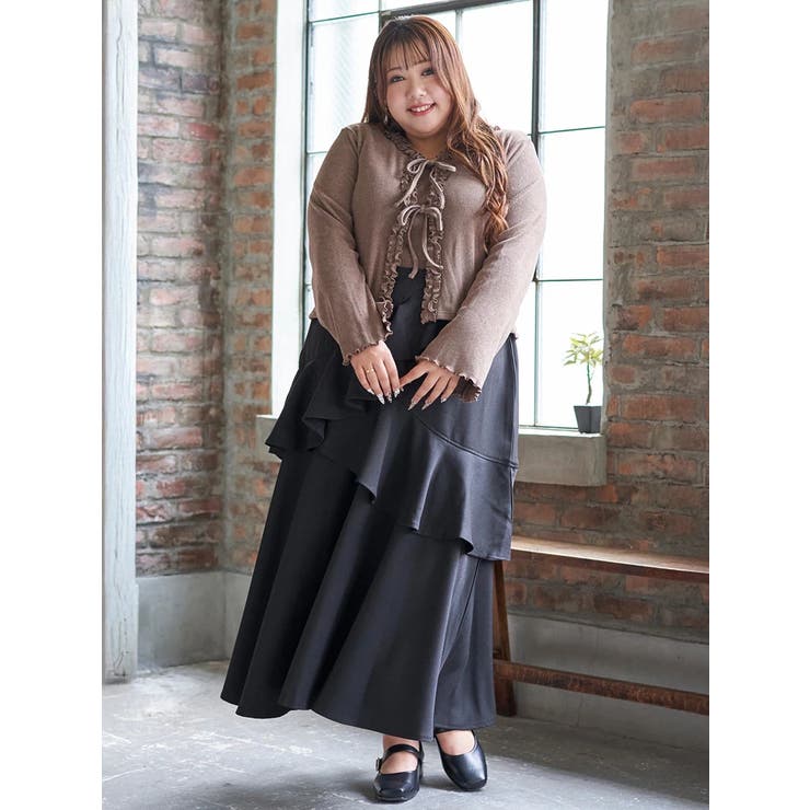 【Kannaコラボ】起毛ラッフルフリルスカート | Re-J＆SUPURE | 詳細画像5 