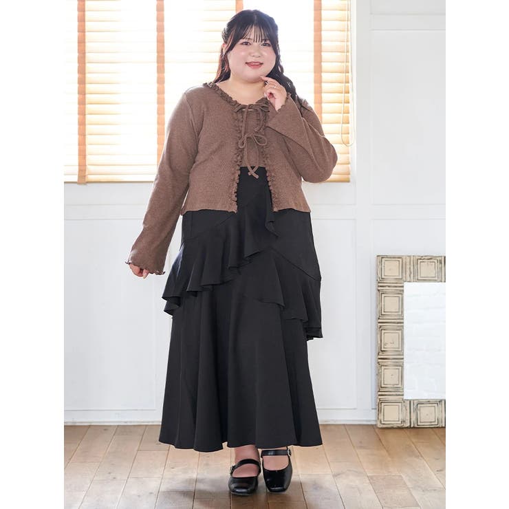 【Kannaコラボ】起毛ラッフルフリルスカート | Re-J＆SUPURE | 詳細画像10 